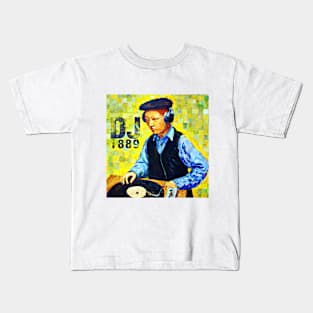 A japanese DJ in Paris in 1889 Kids T-Shirt